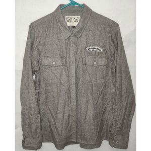 Sierra  Nevada BREWING CO WOMEN'S CELEBRATION BUTTON UP Grey Size Medium.